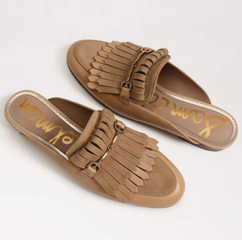Lainey Mule in Sand Tan