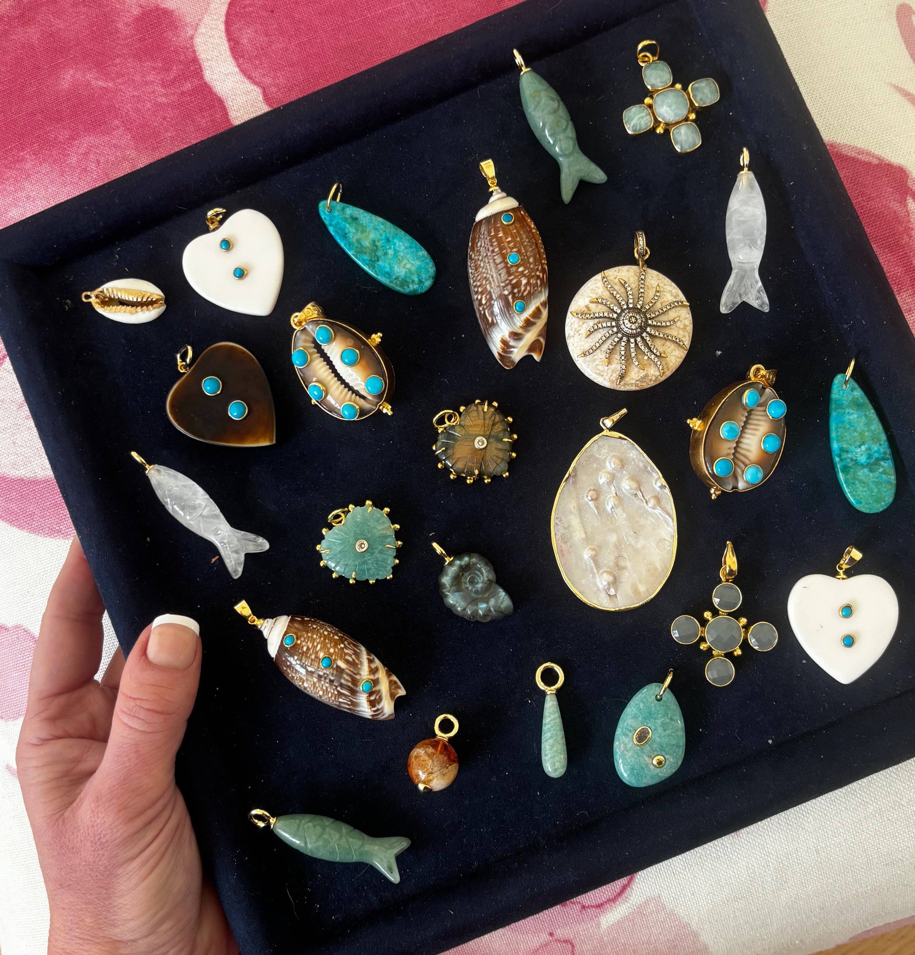 Sea Spell Cowrie Pendant