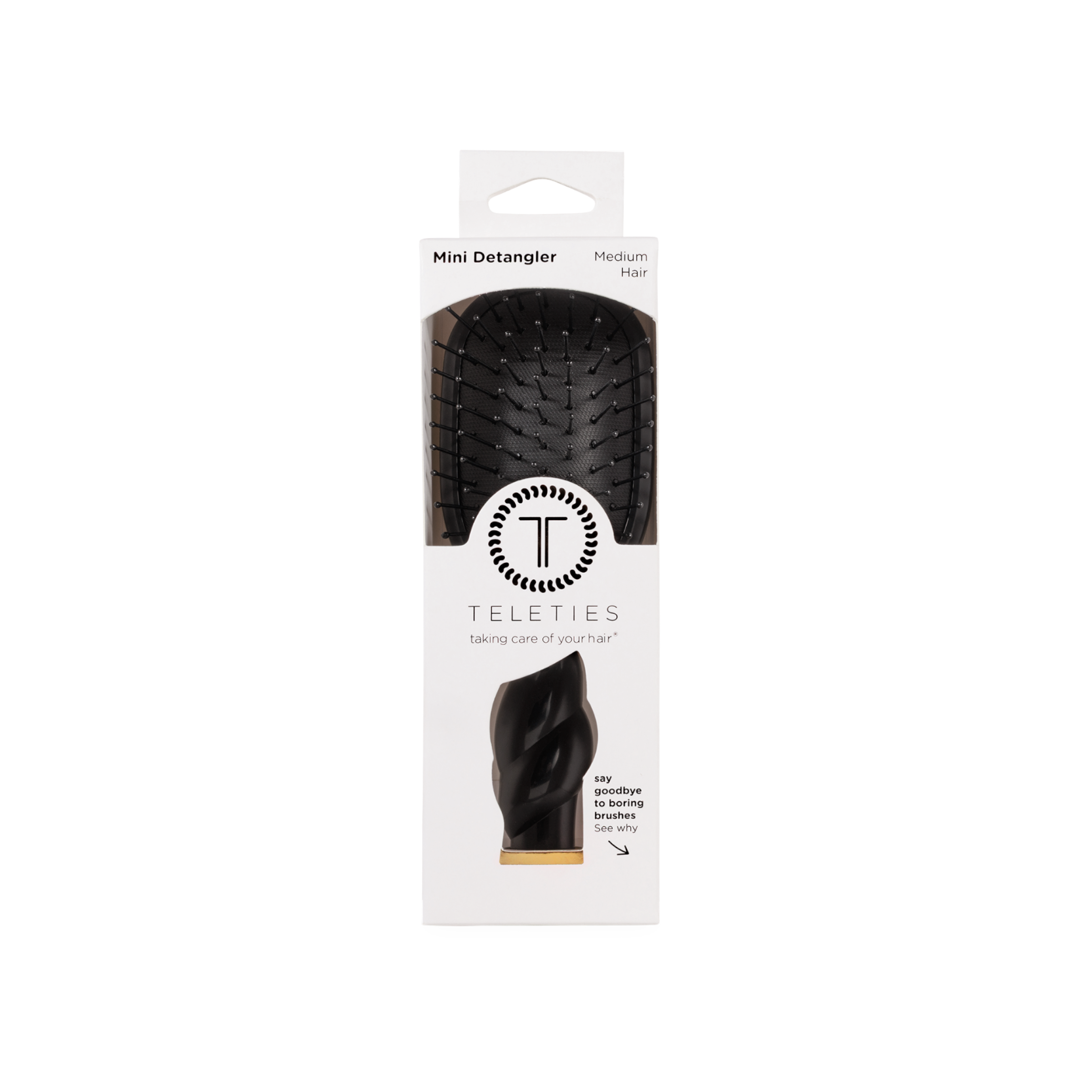 Mini Detangler Brush | Jet Black | Medium