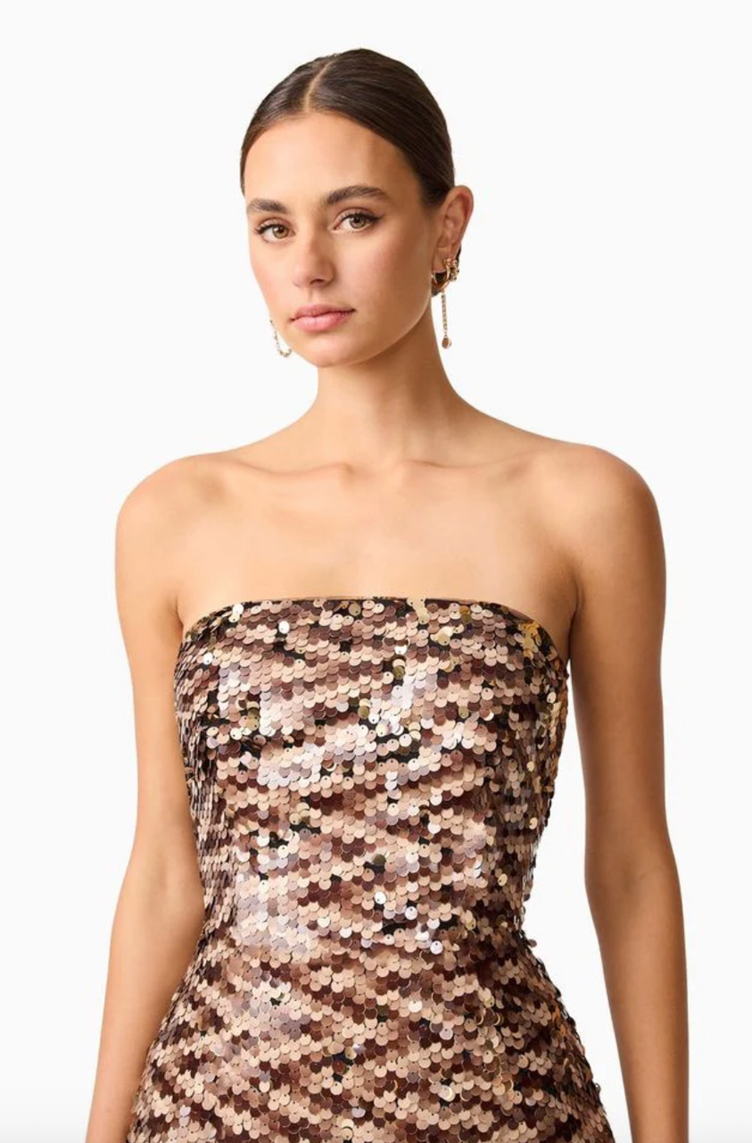 Noemi Mini Dress in Coco