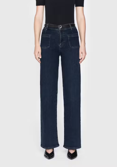 Le Slim Palazzo Bardot Pocket in Cursive