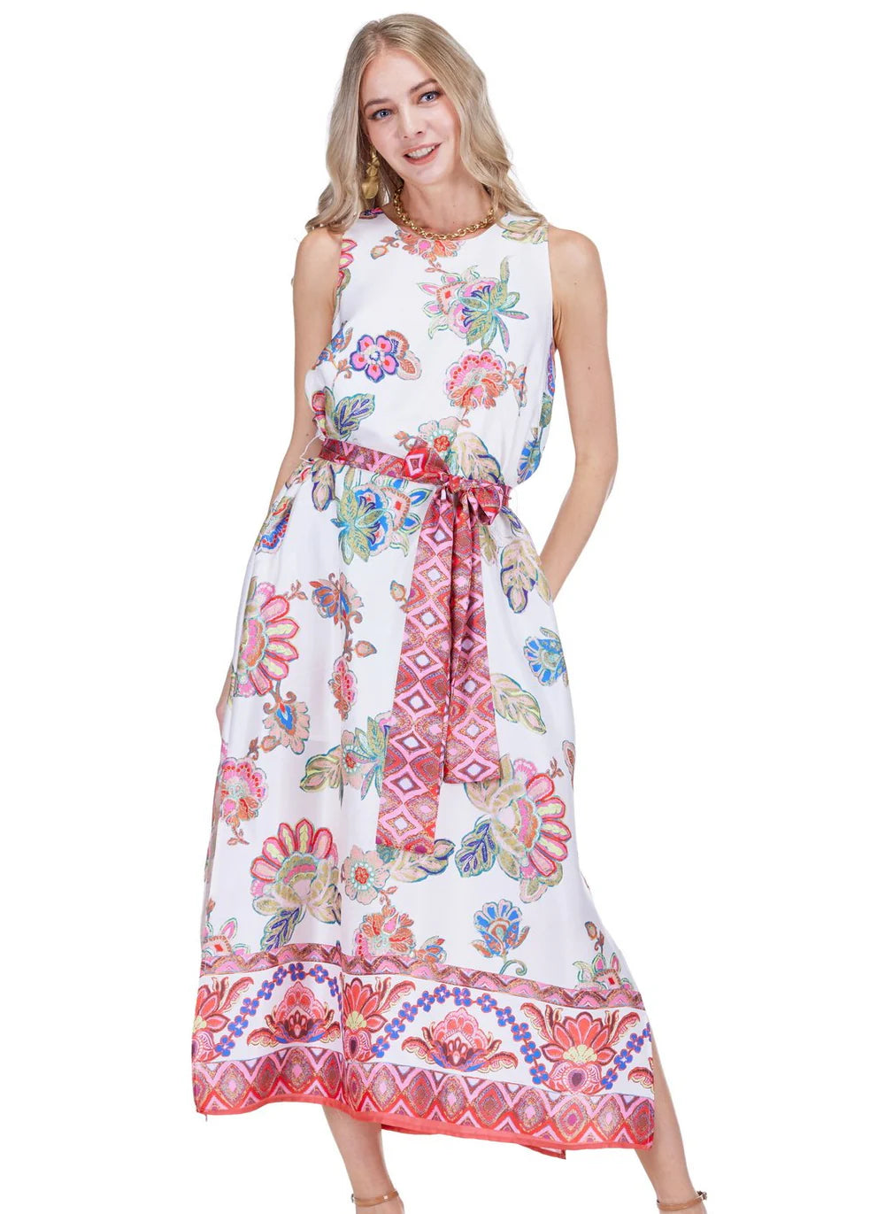 Column Dress 50" in Briar Bloom