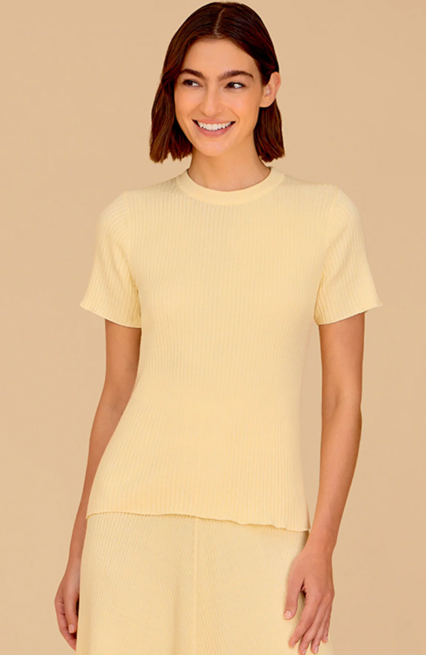 Fifi Knit Top in Butter