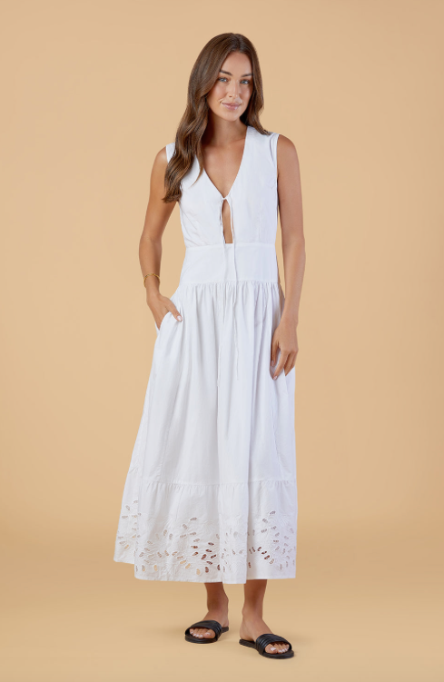 Asha Dress in White