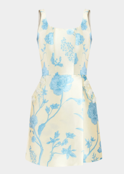Chianti Mini Dress in Ivory