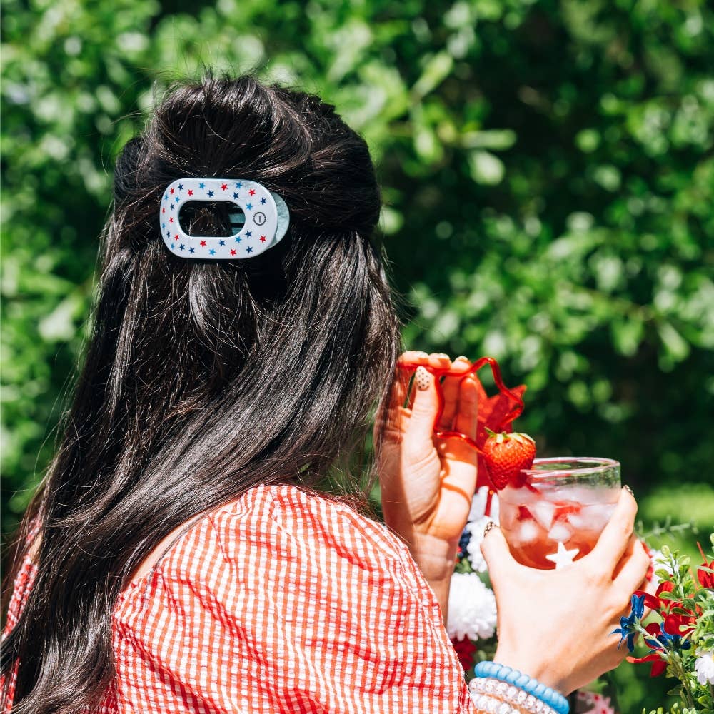 Flat Round Hair Clip | Small | United We Sparkle