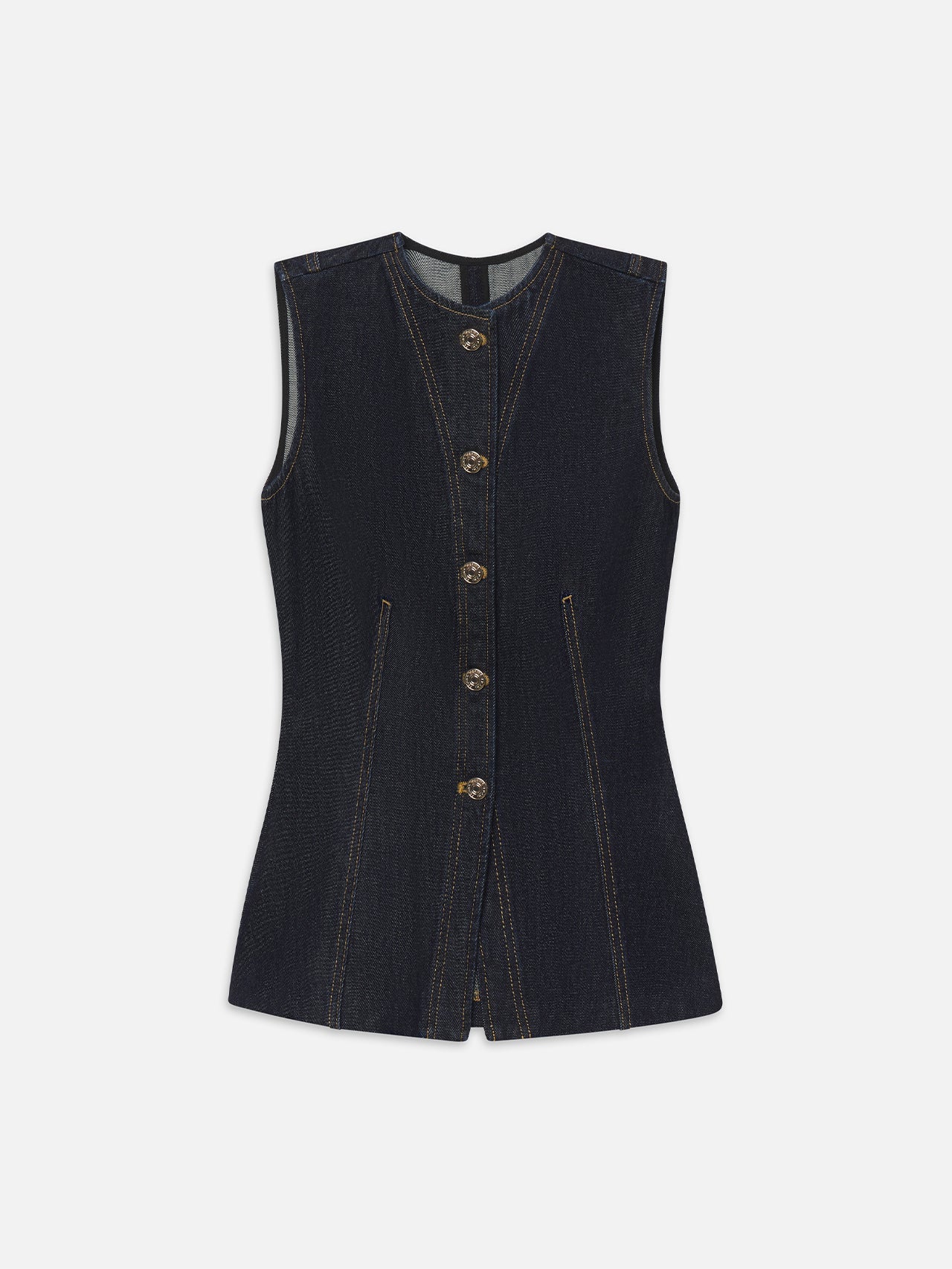 The Form Vest in Rinse