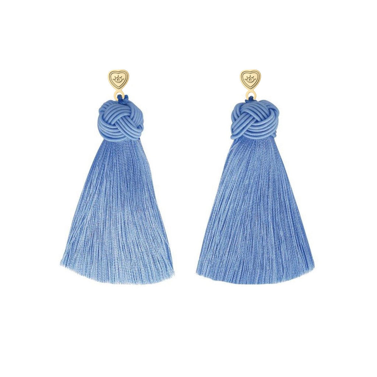 Topknot Tassel Earring