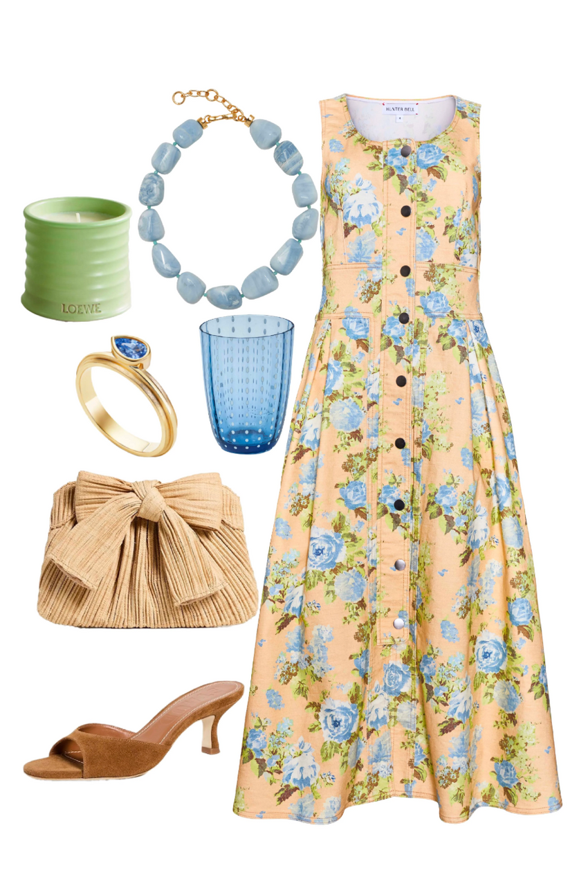 Thompson Dress Garden Rose