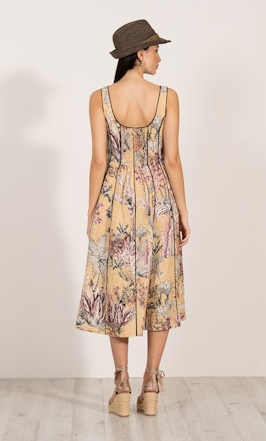 Eveline Panelled Midi Dress