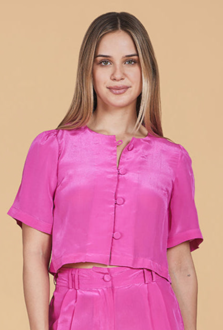 Heidi Top in Dragonfruit