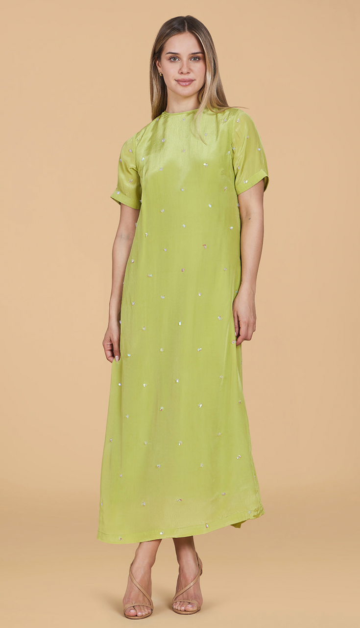 Gwenyth Dress in Zest
