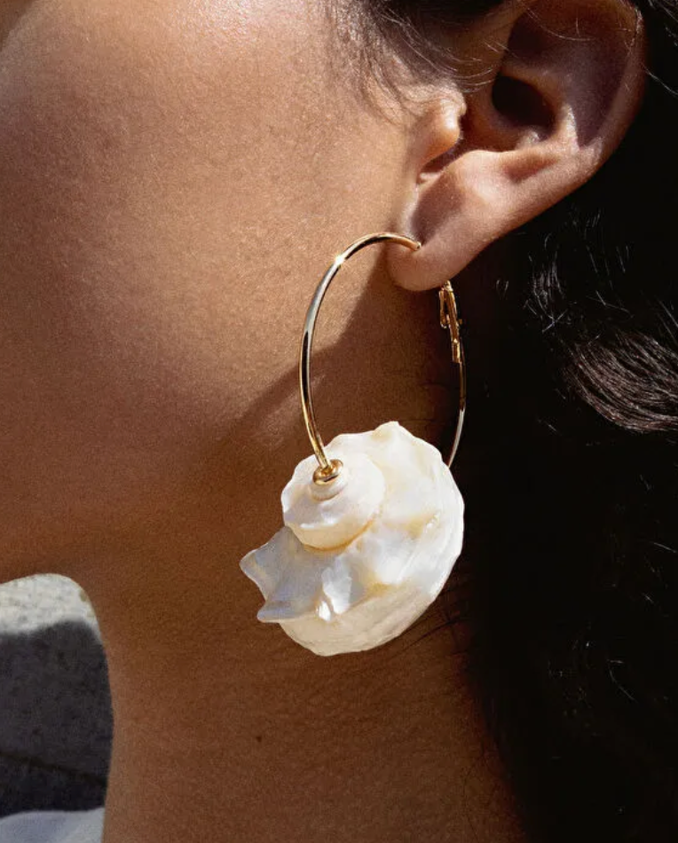 Riviera Natural Hoop Earring
