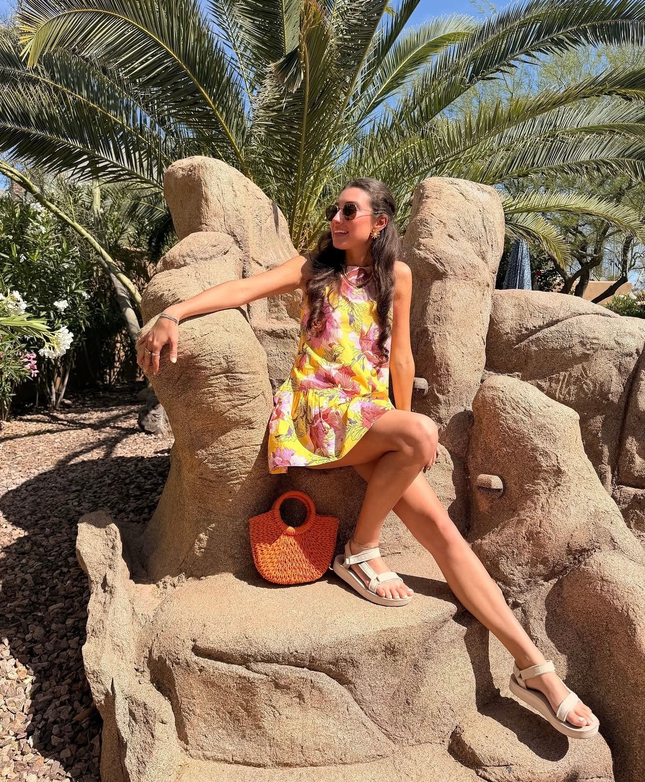 Jasmyn Mini Dress in Liberty Print