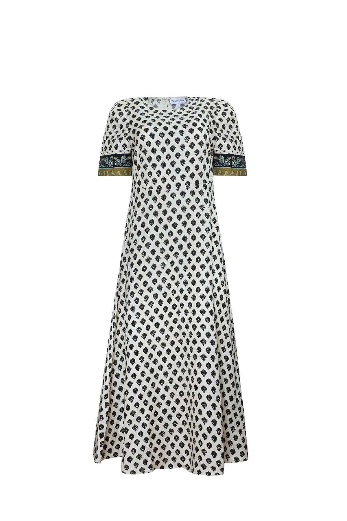 Casey Dress in Thistle & Vine Cream