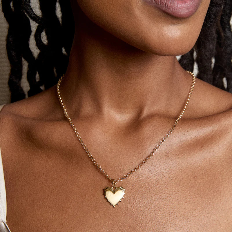 Small Heart of Gold Necklace