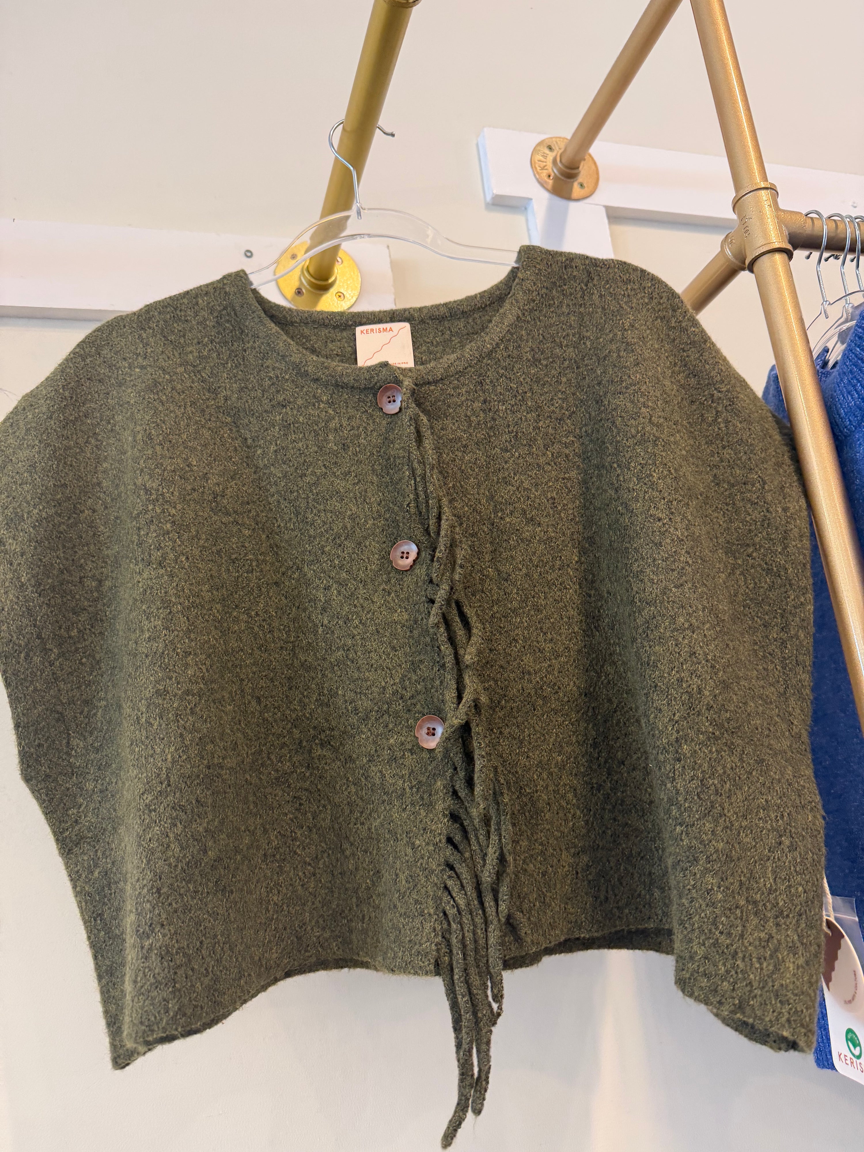 Sachi Vest in Olive Jade