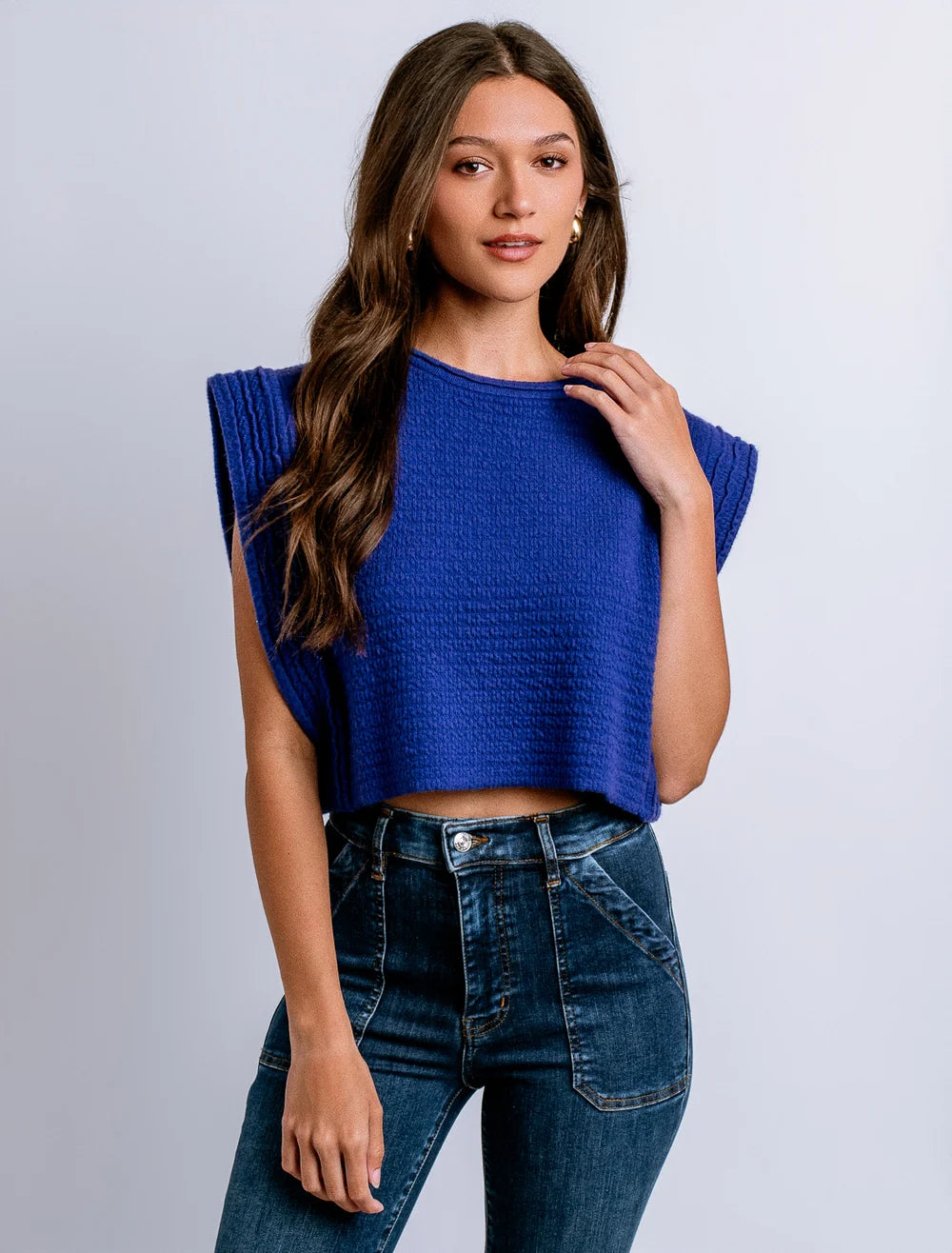 Imogen Top in Royal Blue