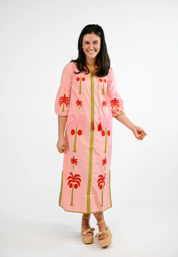 Esme Dress in Pink Petals