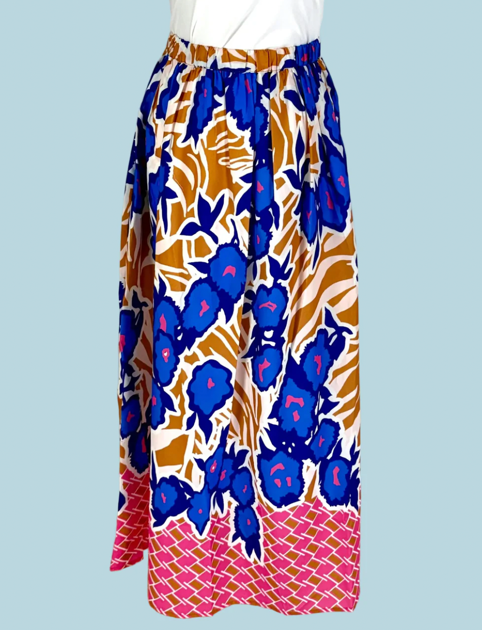 Maxi Skirt in Savannah Bloom