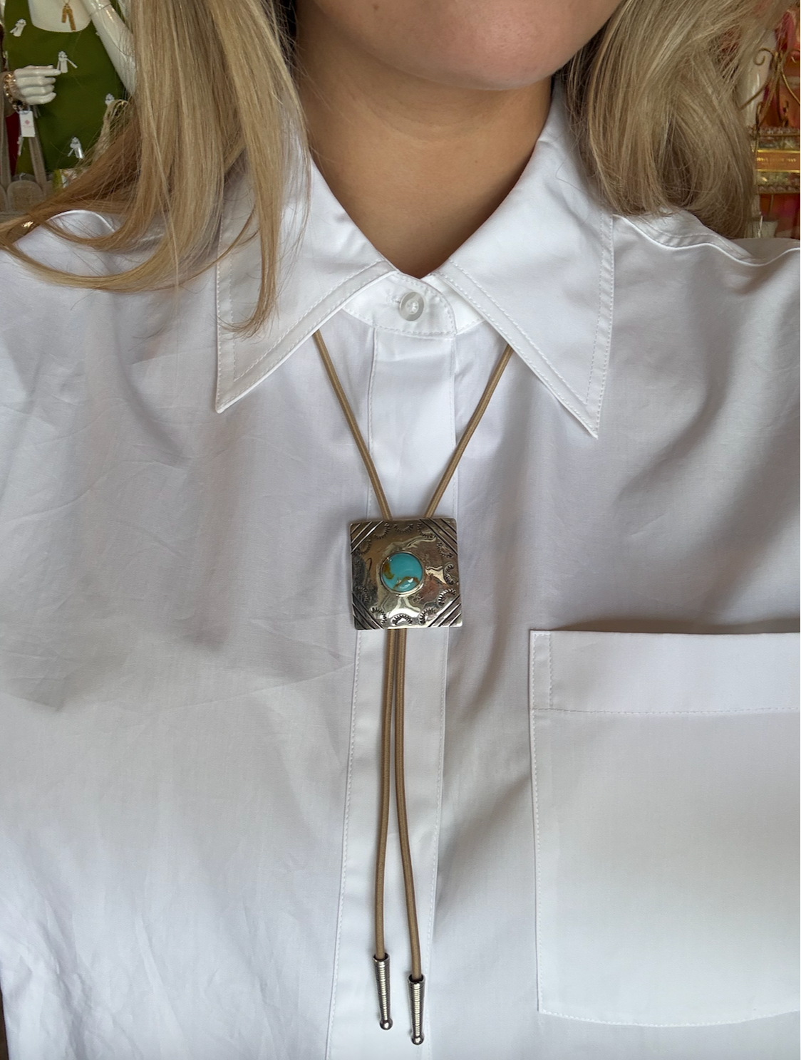 Khaki Bolo Tie