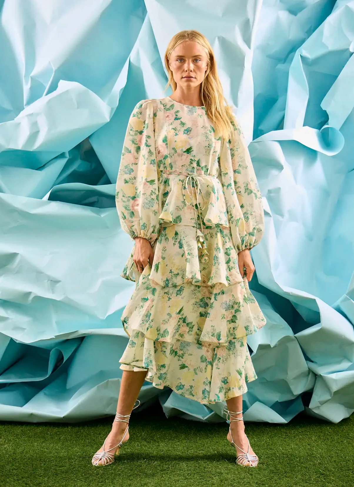 Chelsea Dress in Garden Rose Peony