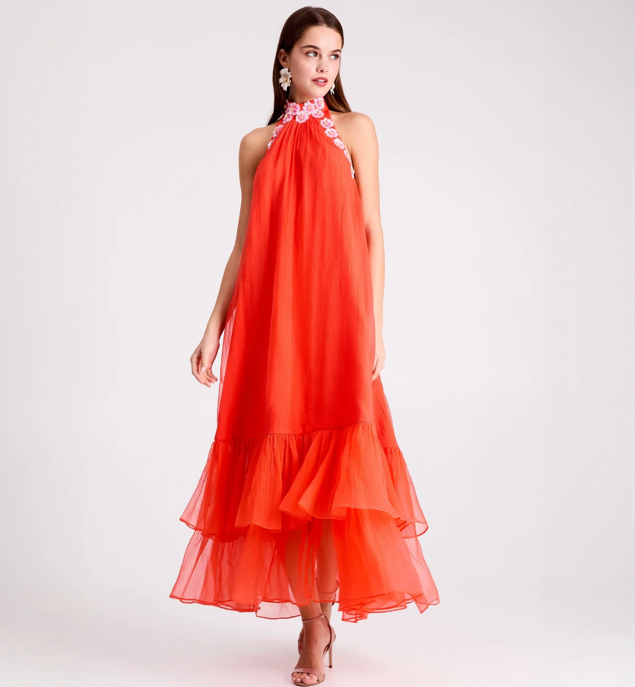 Romy Dress in Persimmon