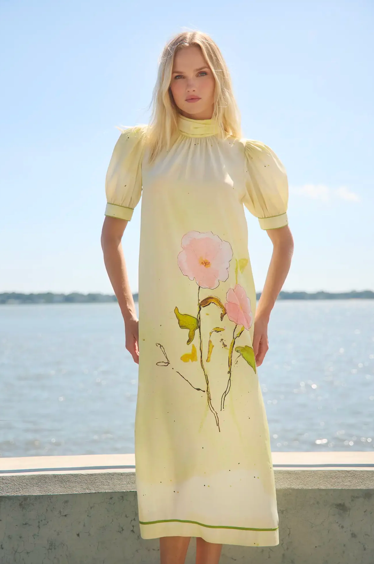 Langley Dress in Quiet Bloom