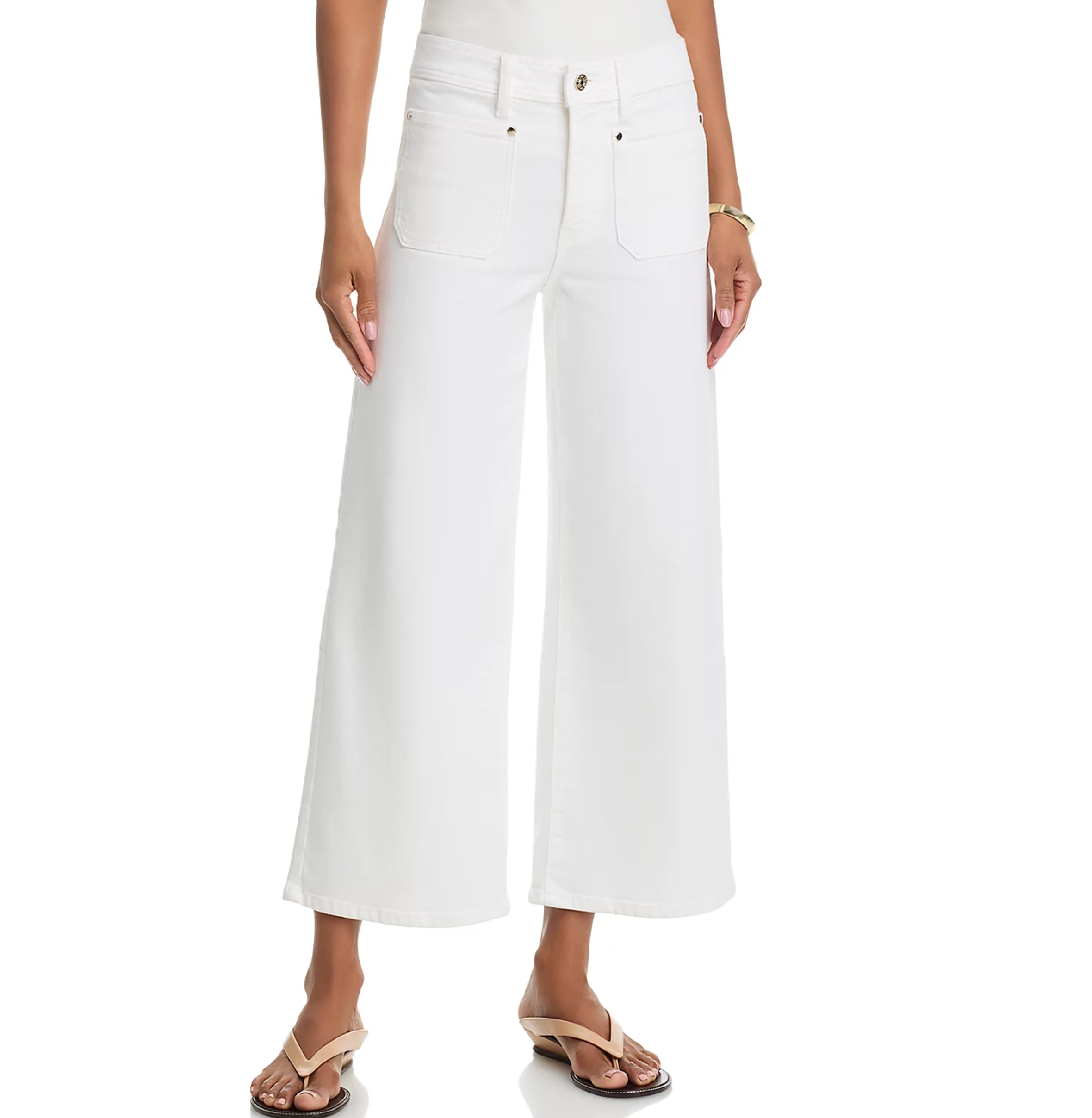 Le Slim Palazzo Crop Harbor Pocket