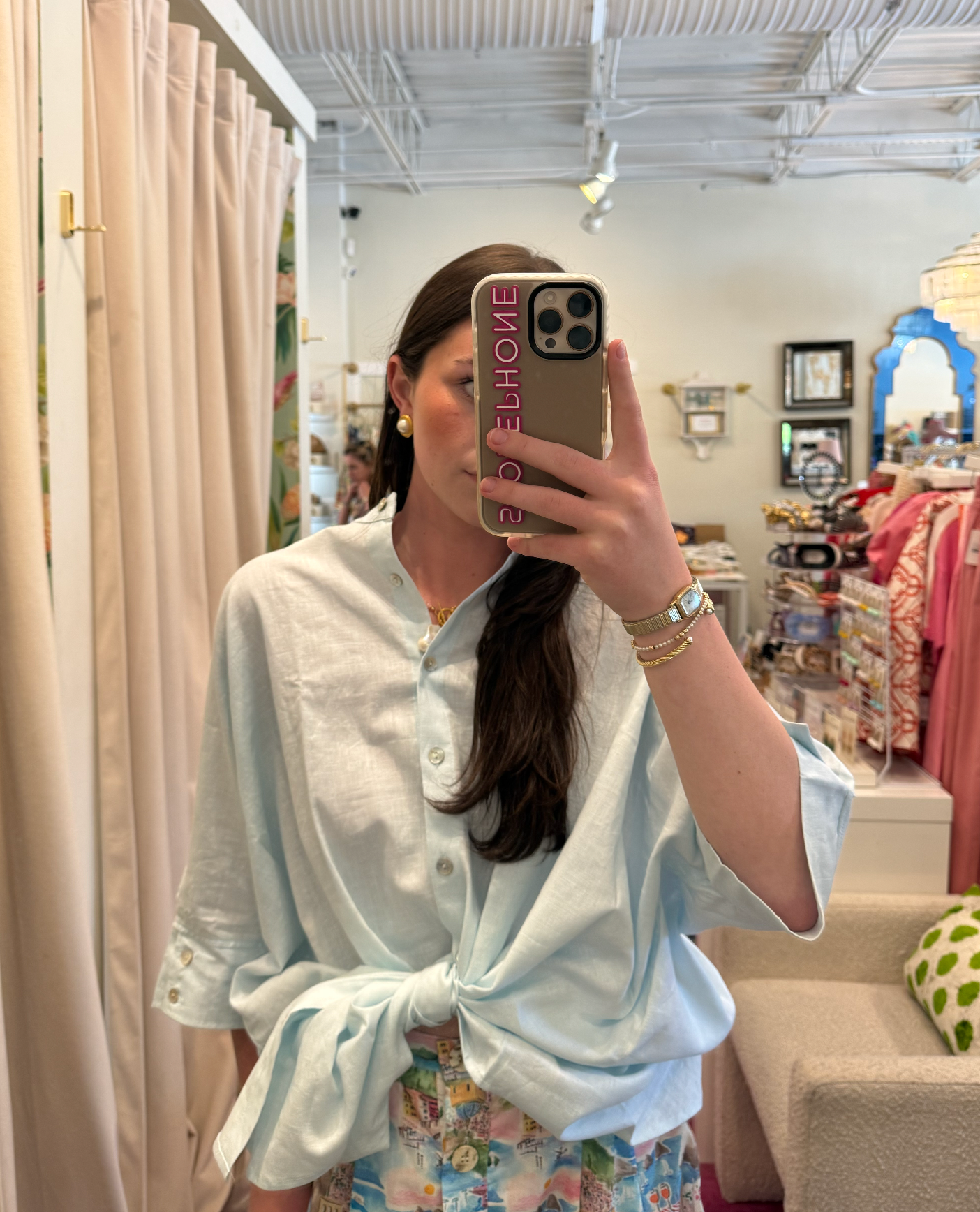 Clem Shirt - One Size - Linen