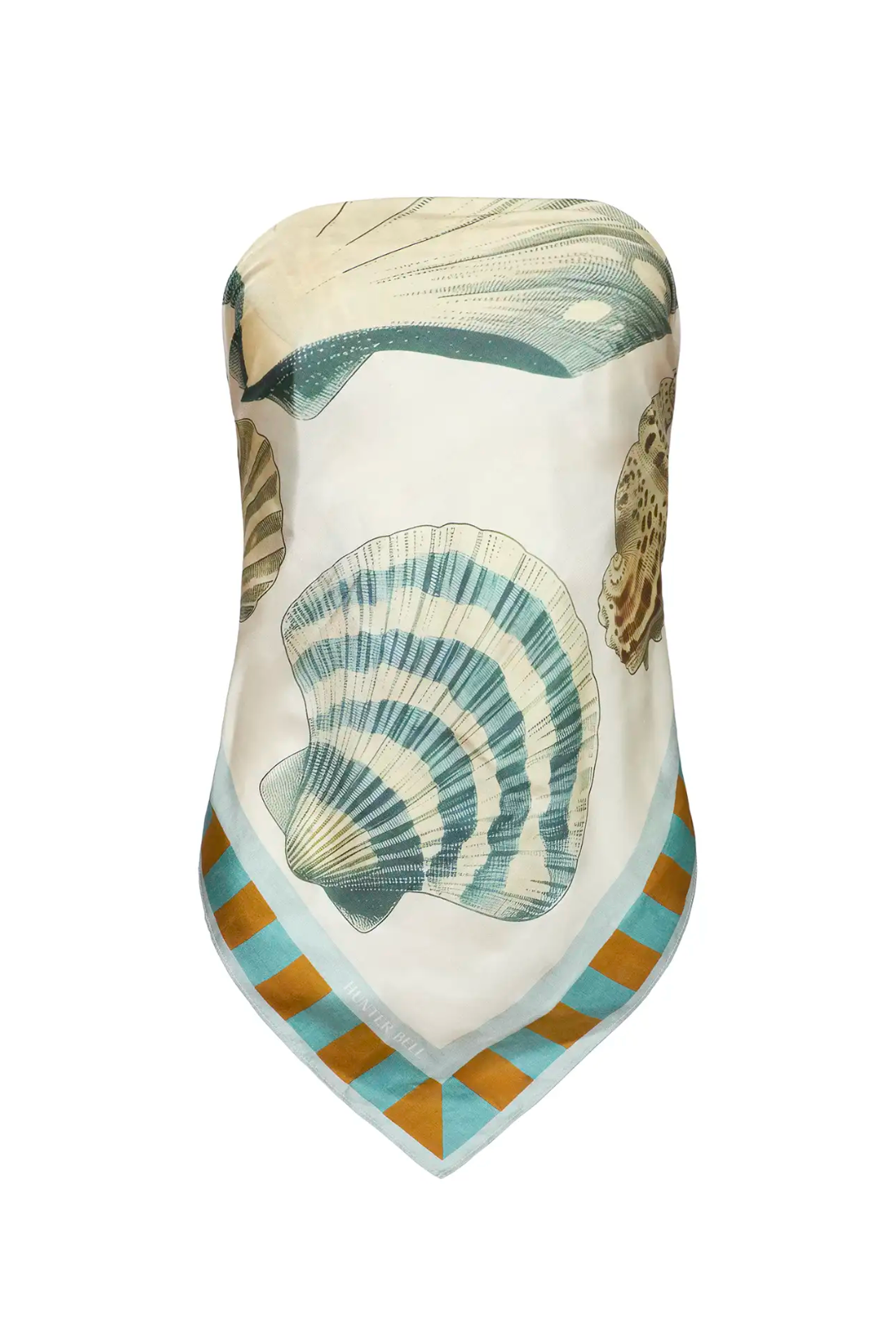 Coquille Scarf Top in Somers Shell Cream - One Size
