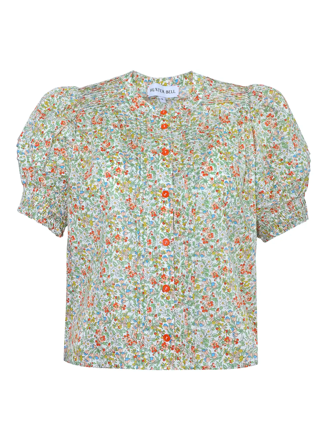 Hartley Top in Coral Multi