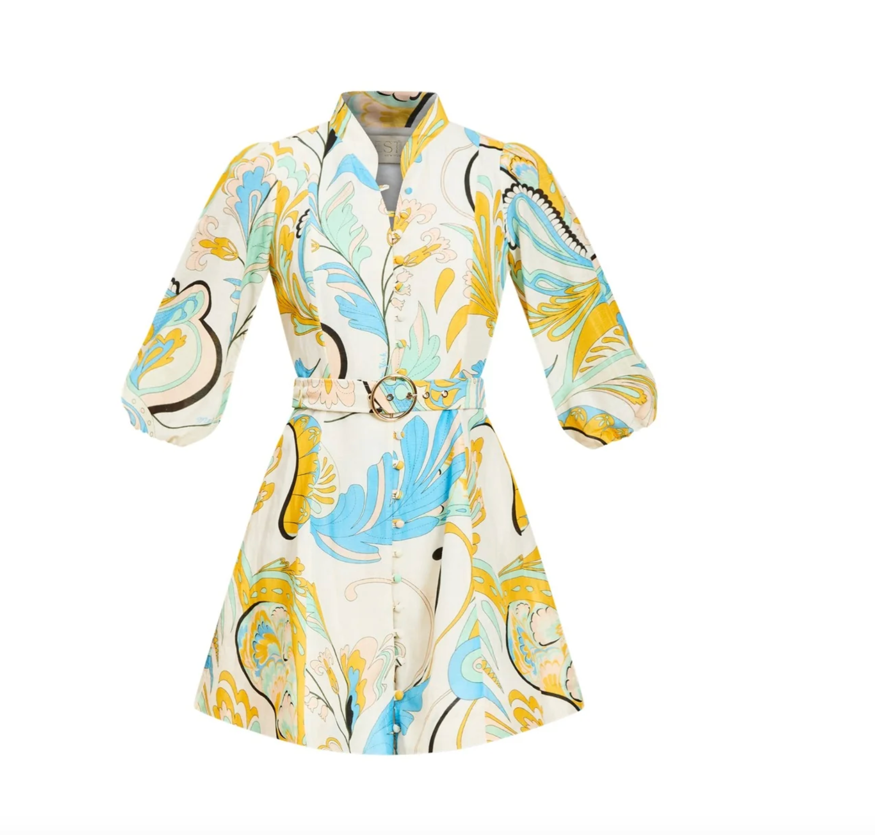 Valencia Mini Dress in Marble Rhapsody