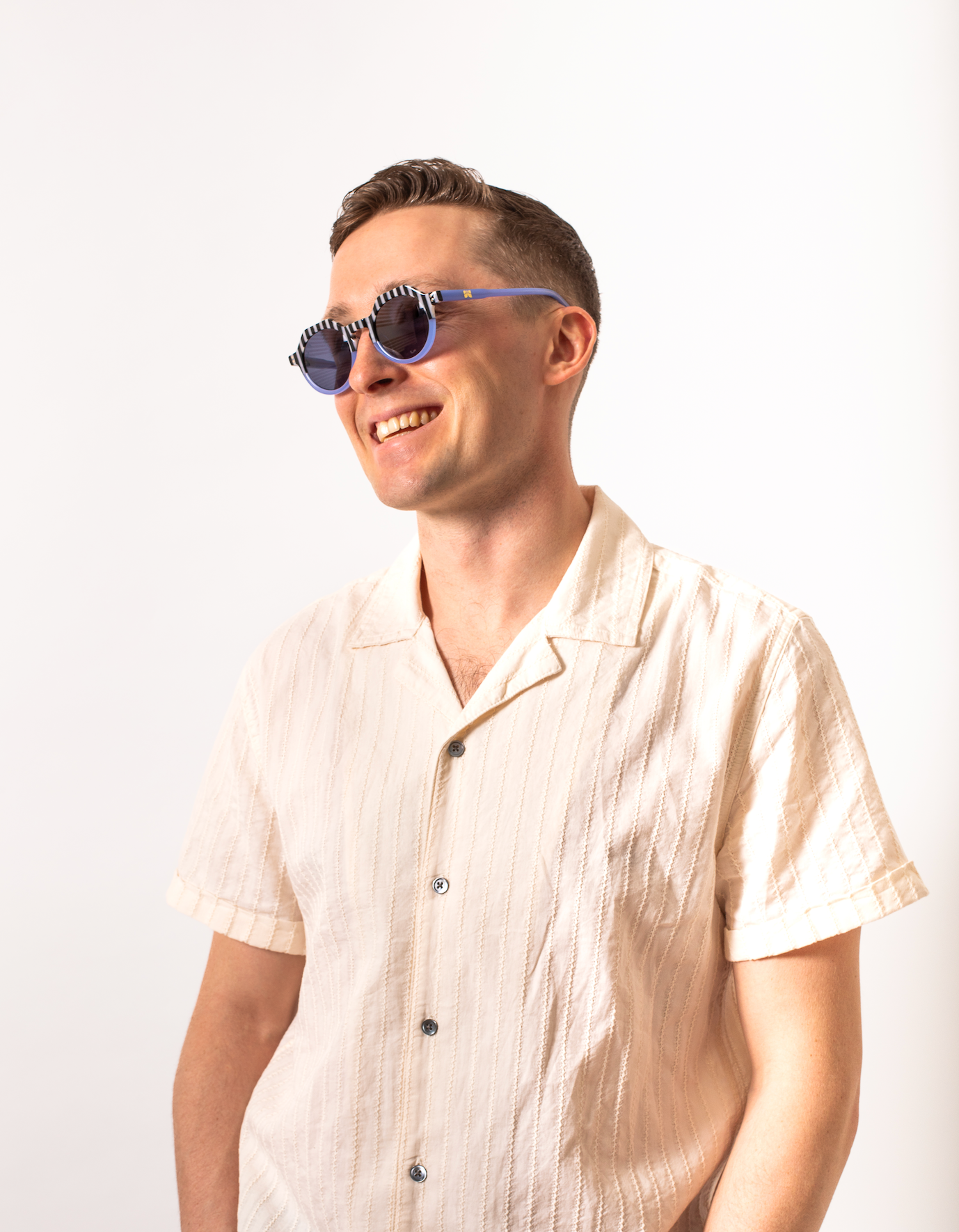 SARDINE - Georgie - Pool Boy Blues Sunglasses