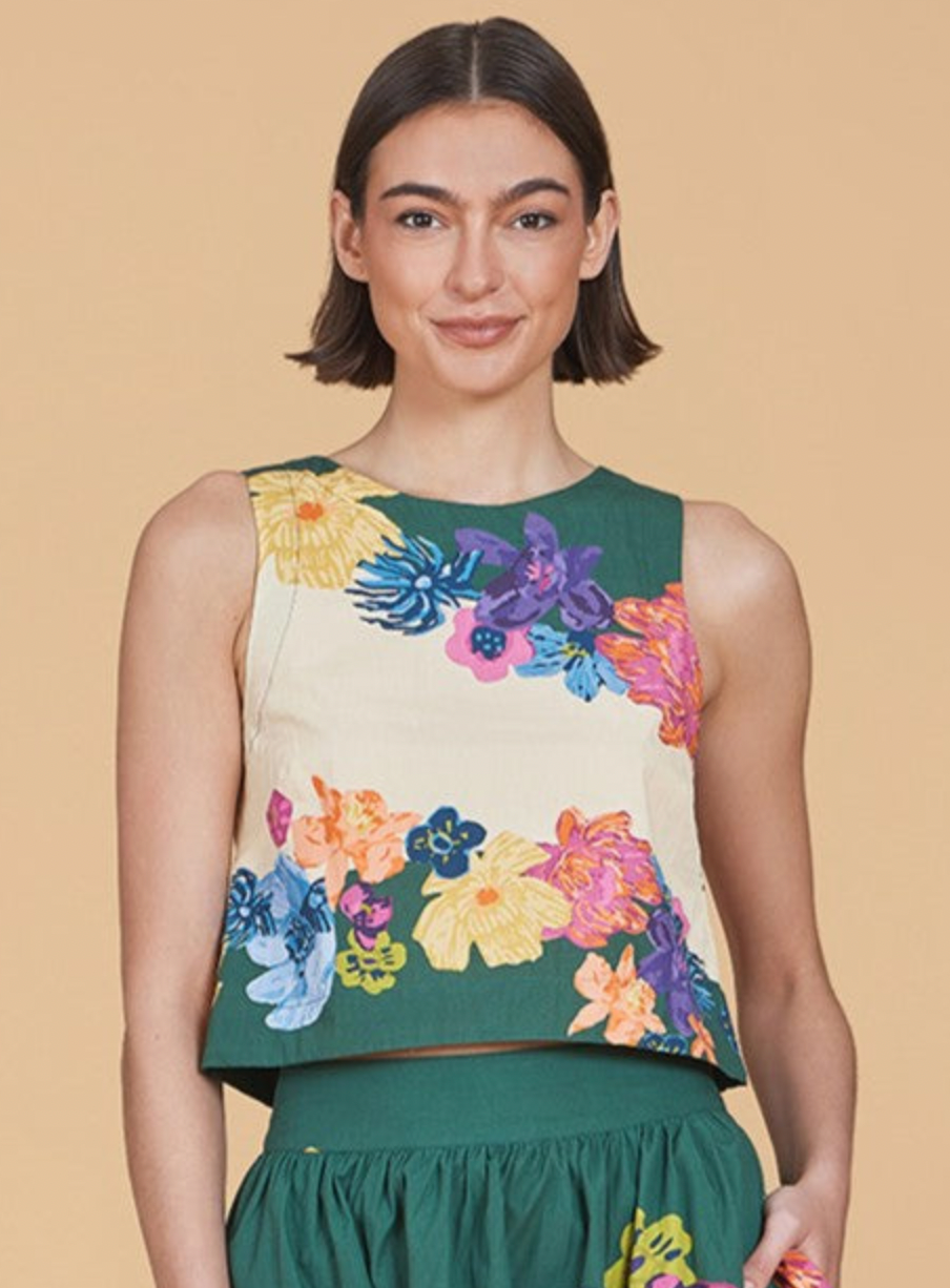 Dani Top in Floral Fete