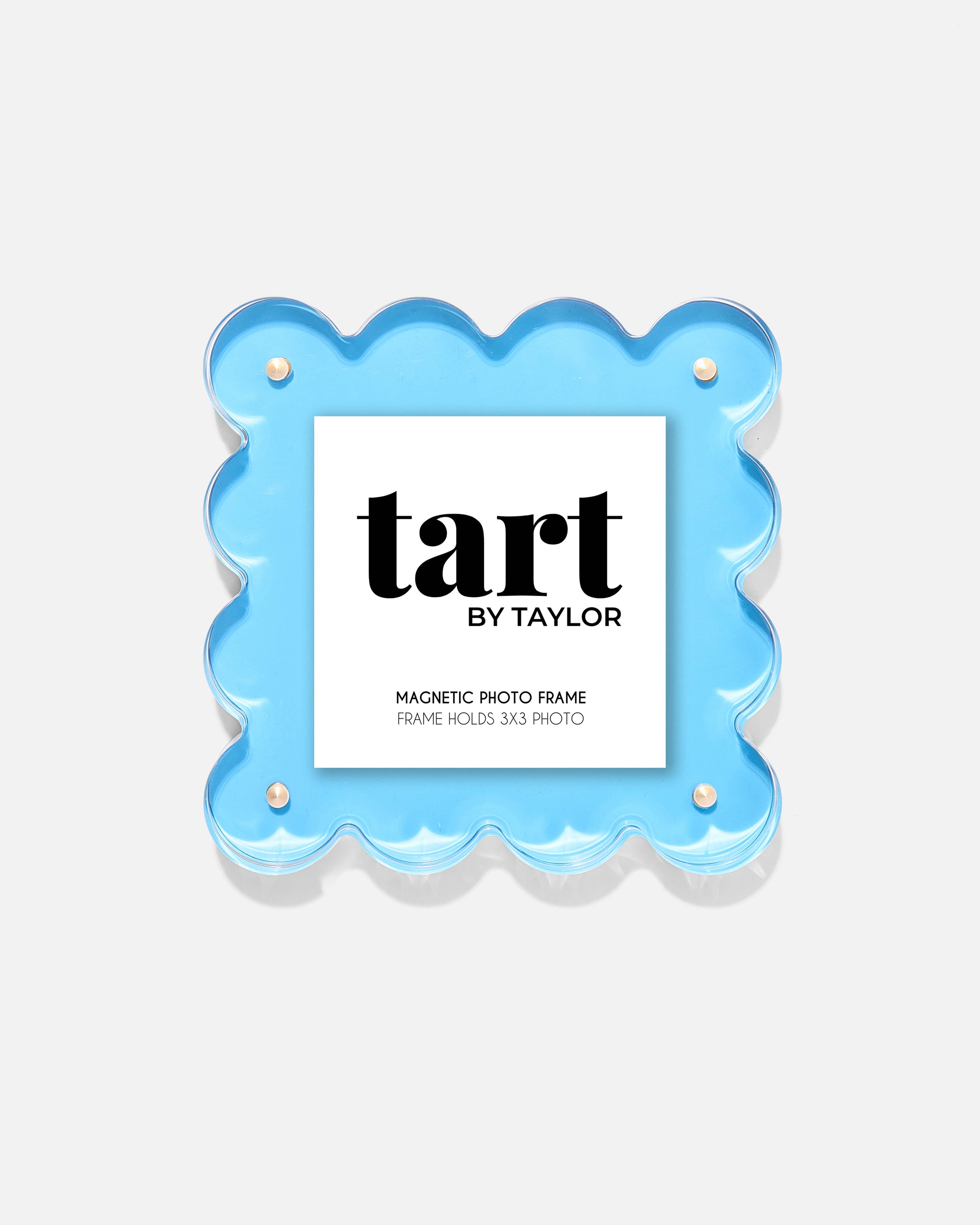 Neon Blue Mini Acrylic Picture Frame