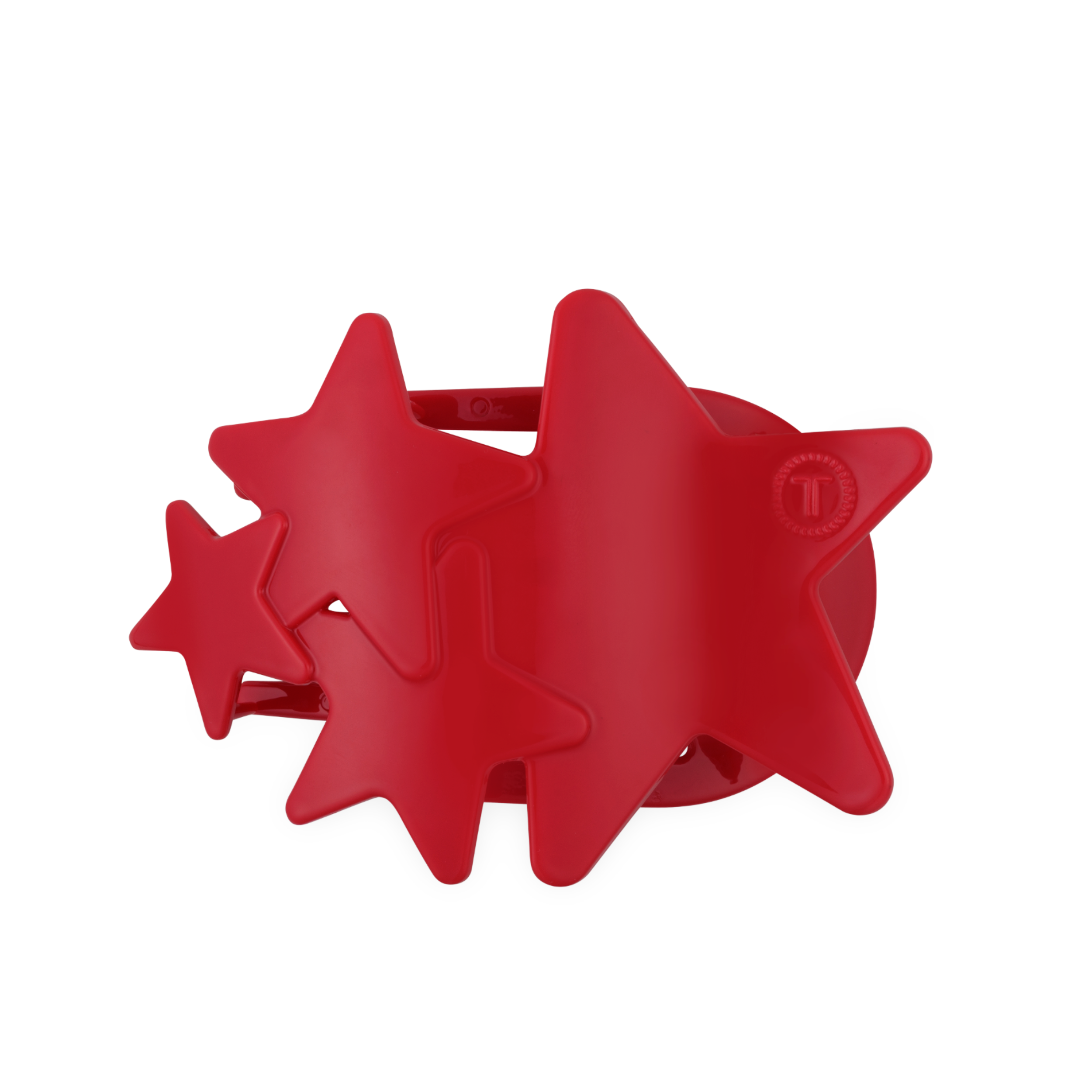 Flat Hair Clip | Large | Red Shooting Star