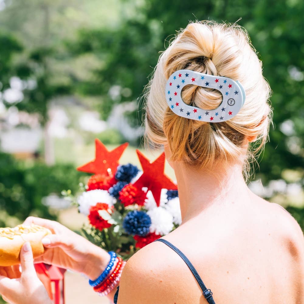 Flat Round Hair Clip | Large | United We Sparkle