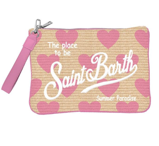 Parisienne Straw Pouch Bag
