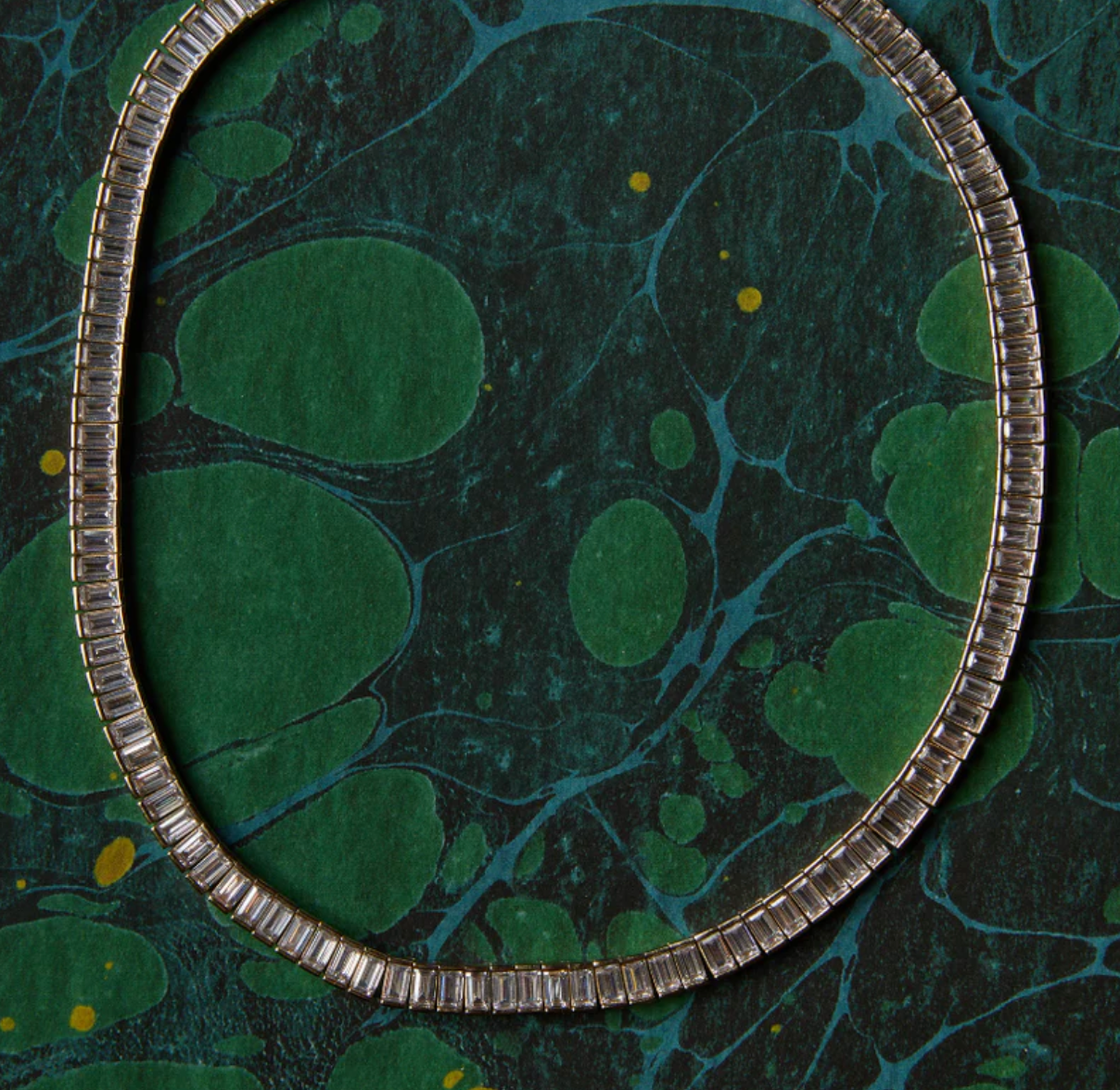 Baguette Tennis Necklace
