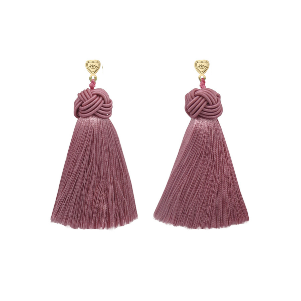 Topknot Tassel Earring