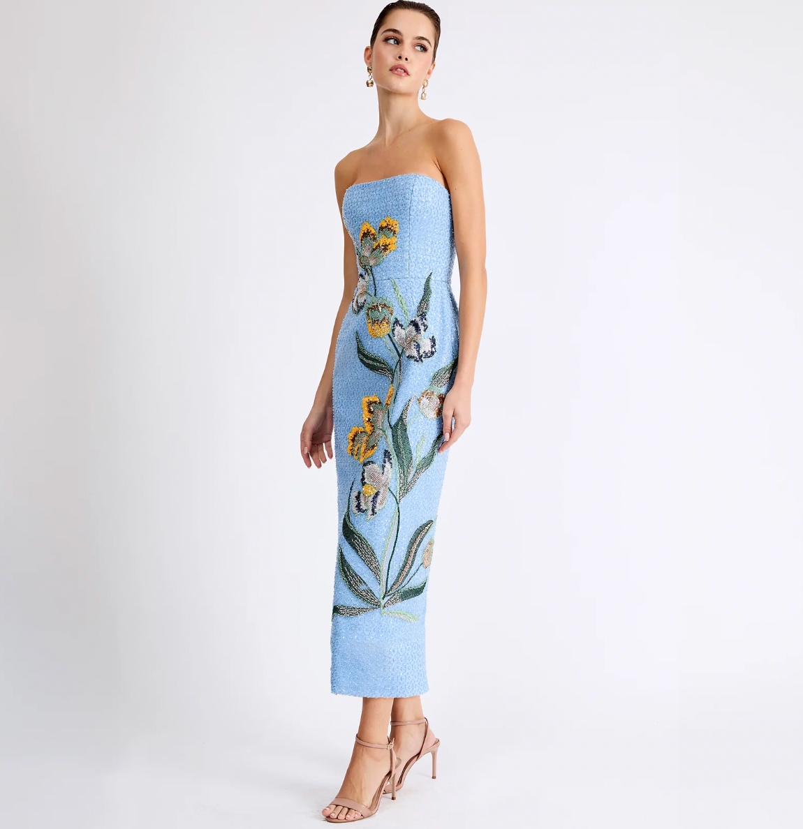 Sofia Dress in Baby Blue