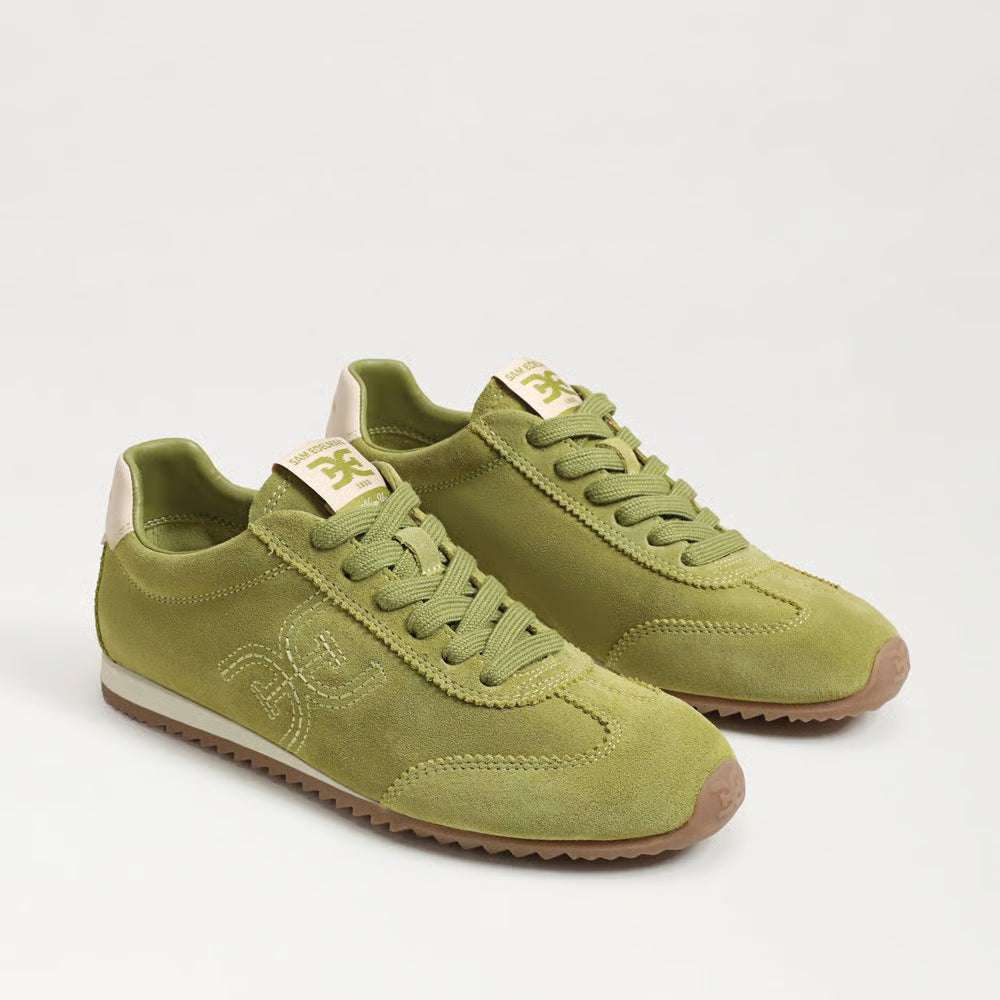 Isella Sneaker in Martini Olive Suede