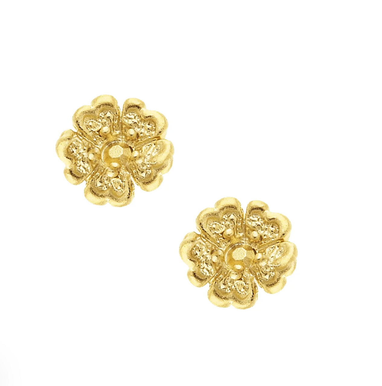 Gold Mini Poppy Studs
