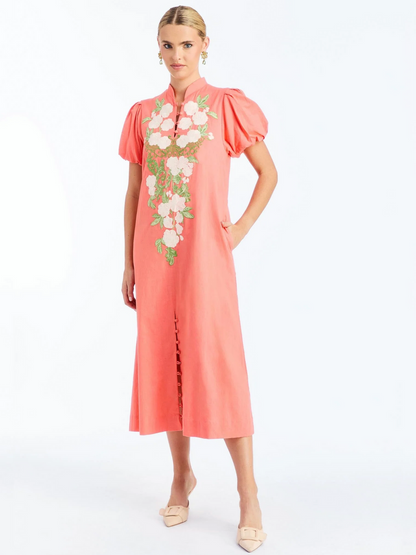 Elliana Midi Dress in Fresco Sunset