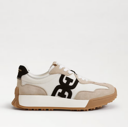 Langley Lace Up Sneaker B|Wh|Tan