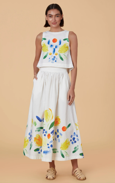 Kit Skirt in Arancia