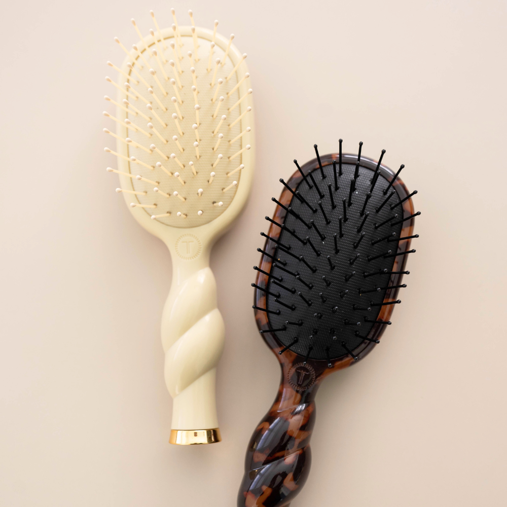 Mini Detangler Brush for Medium Hair - Tan
