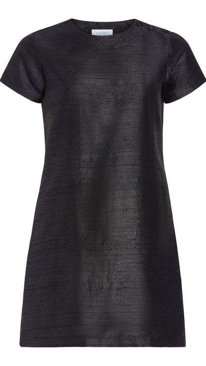The Mini Tee Dress in Black