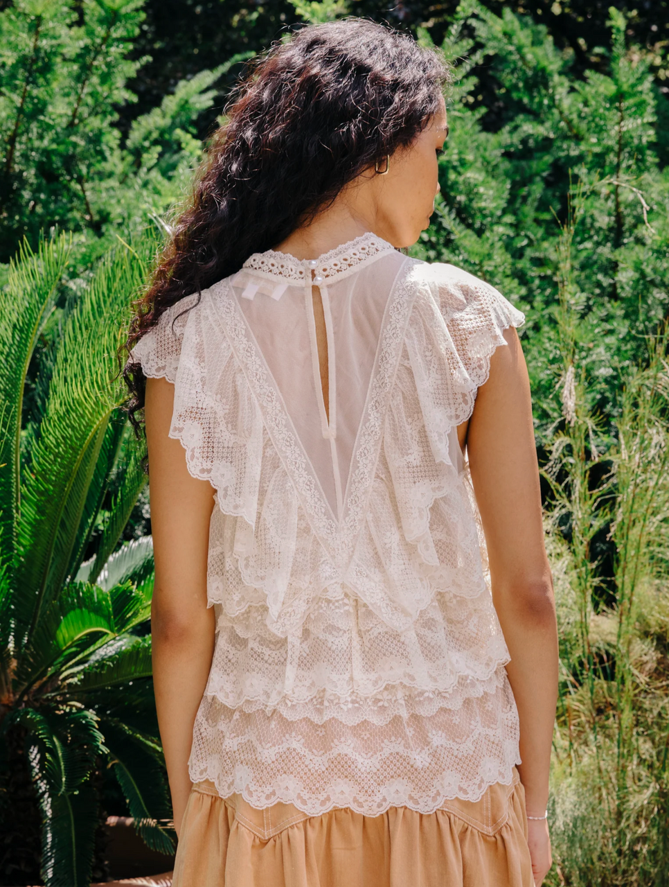 Eden Top in Ivory